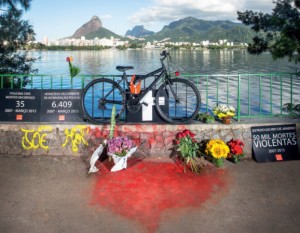 Morte de ciclista na Lagoa