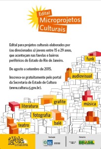 Edital Micro Projetos Culturais