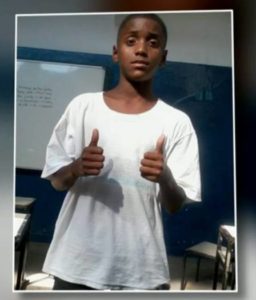 Matheus Alves dos Santos foi assassinado por PMs aos 14 anos. Ele não possuía passagens pela polícia. (Créditos: Reprodução internet)