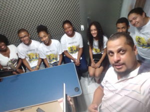 Visita técnica na Rádio O Radião em São Sebastião do Passé.