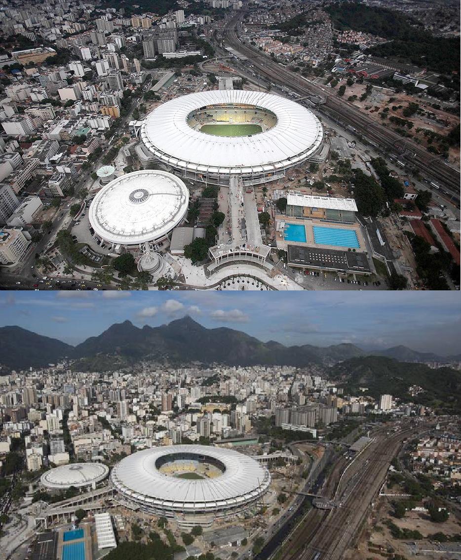 De qual ângulo você vê o Maracanã?