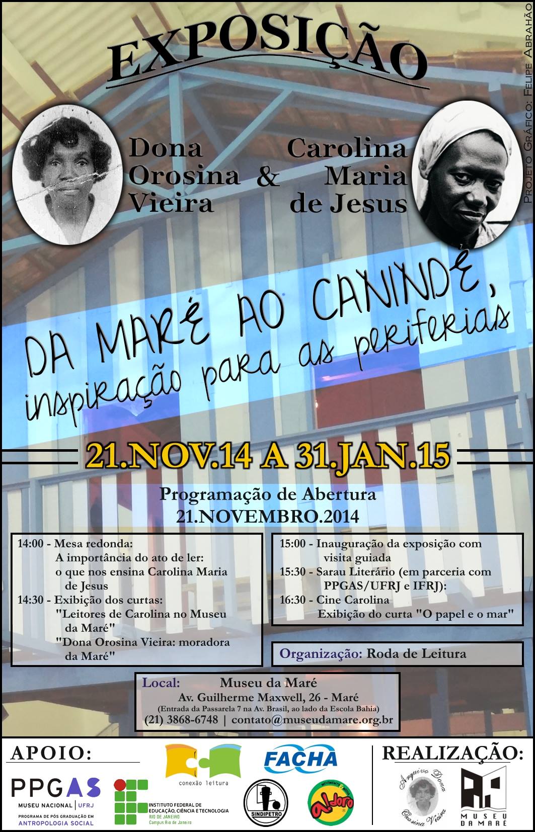 Da Maré ao Canindé: no mês da Consciência Negra Museu da Maré inaugura exposição em homenagem a Orosina Vieira e Carolina Maria de Jesus