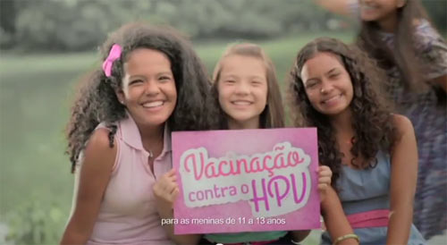 Vacina contra HPV está disponível na Atenção Primária para meninas de 9 a 11 anos