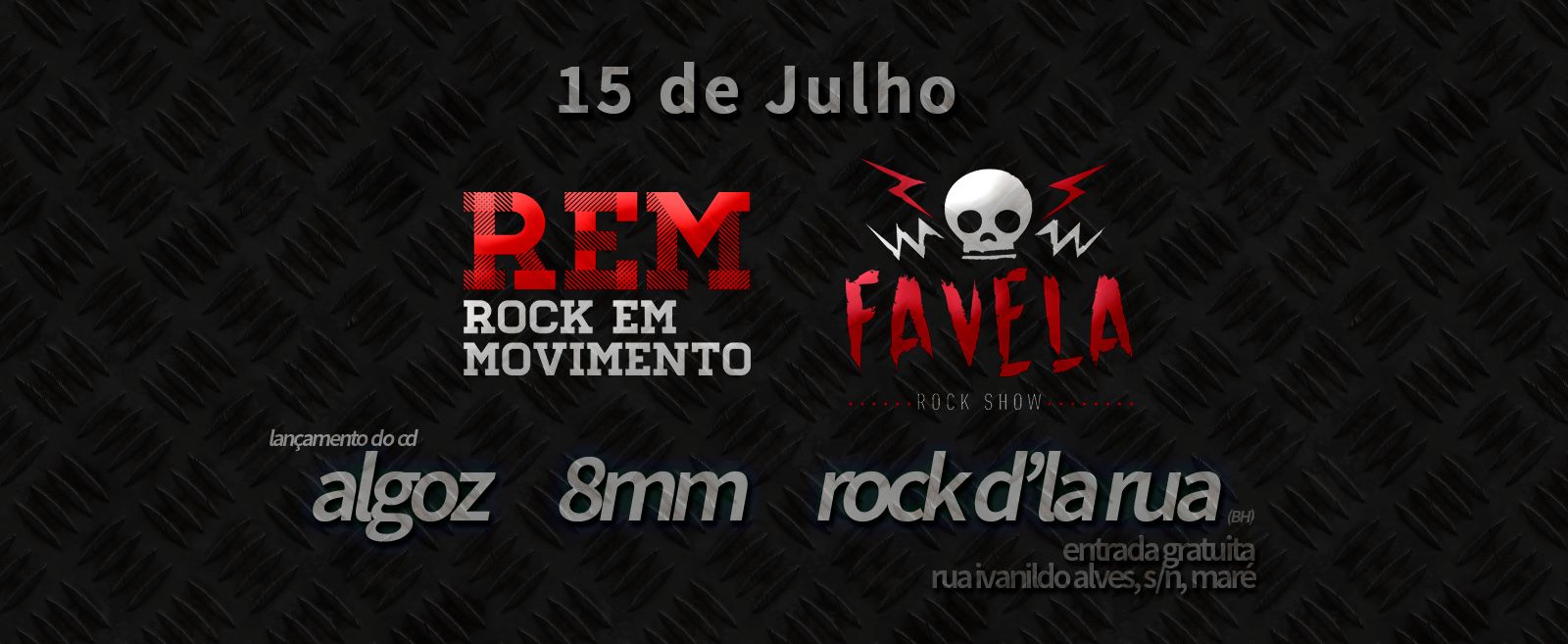 Festival de rock agita a Maré