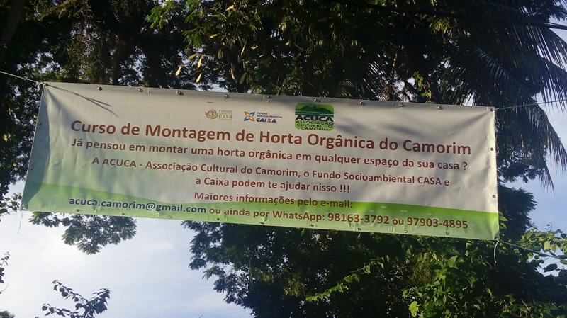Camorim recebe curso gratuito de horta orgânica