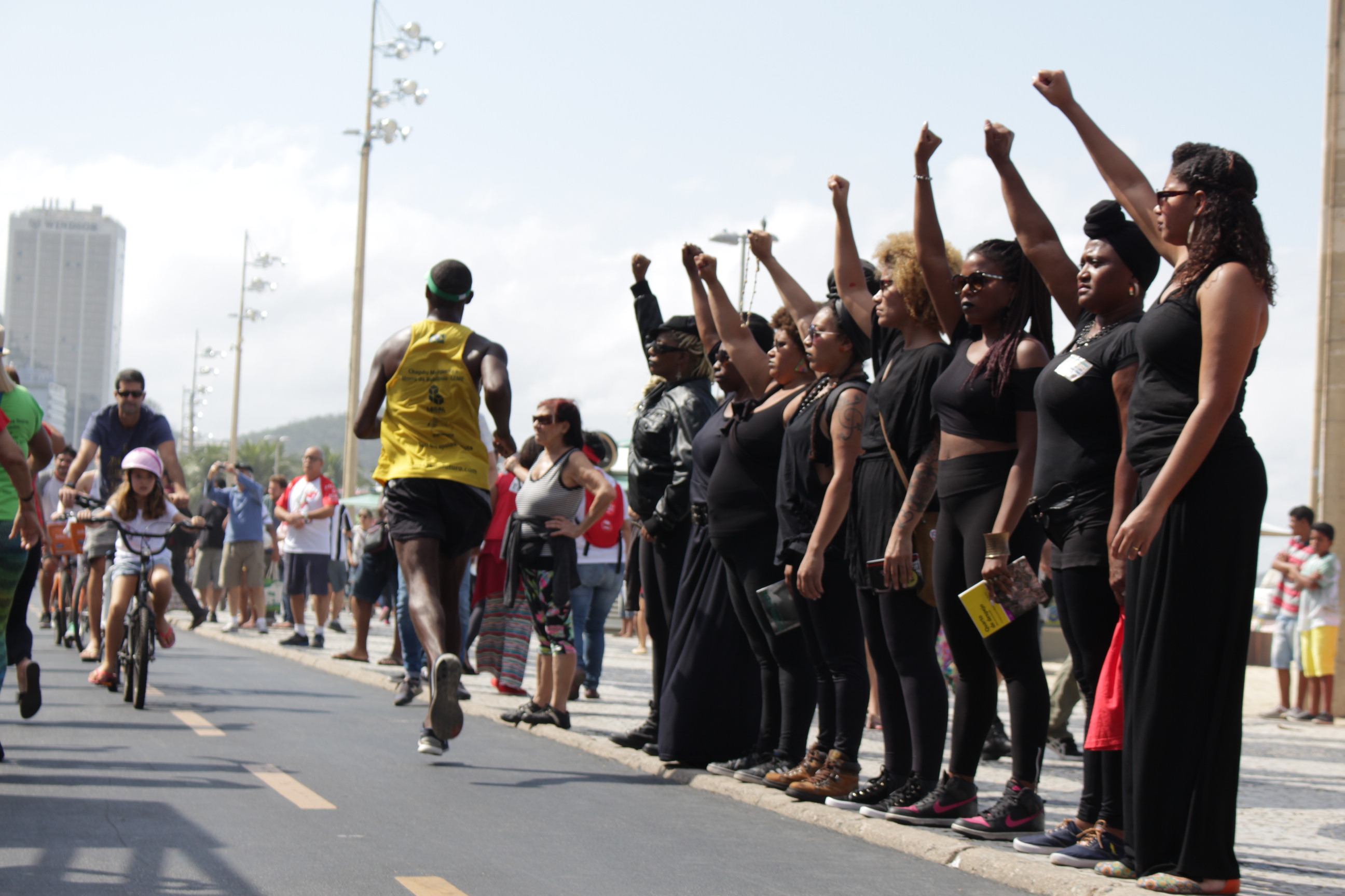 Marcha das Mulheres Negras denuncia racismo nos Jogos Olímpicos