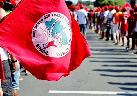 MST faz protesto no Centro do Rio