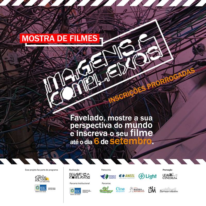 Mostra de cinema de favela recebe produções audiovisuais só até hoje
