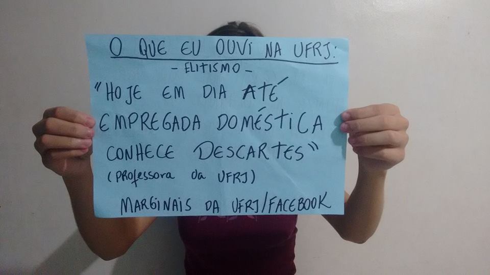 Cotistas da UFRJ relatam nas redes sociais episódios de discriminação