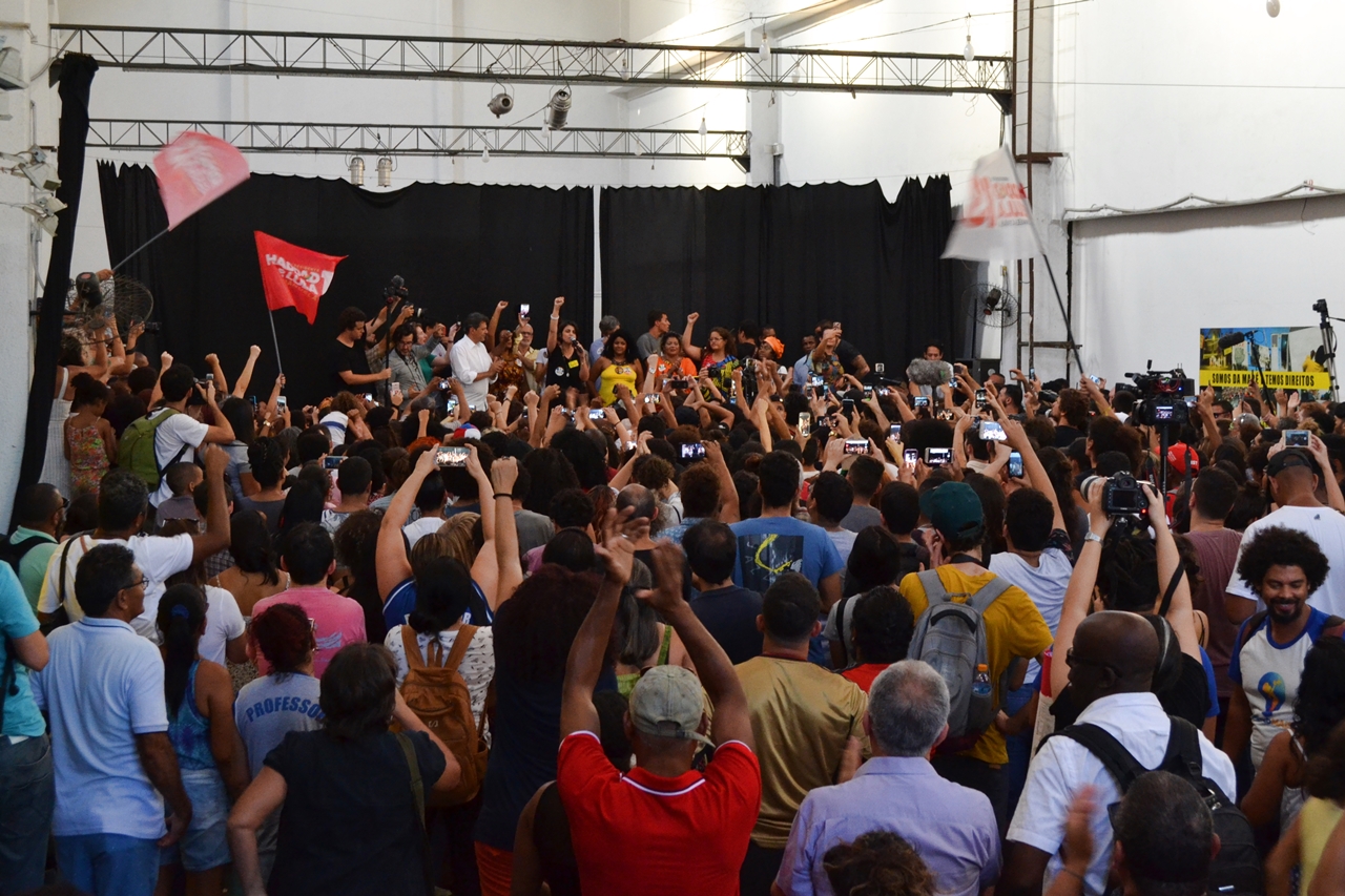 Fernando Haddad na Maré