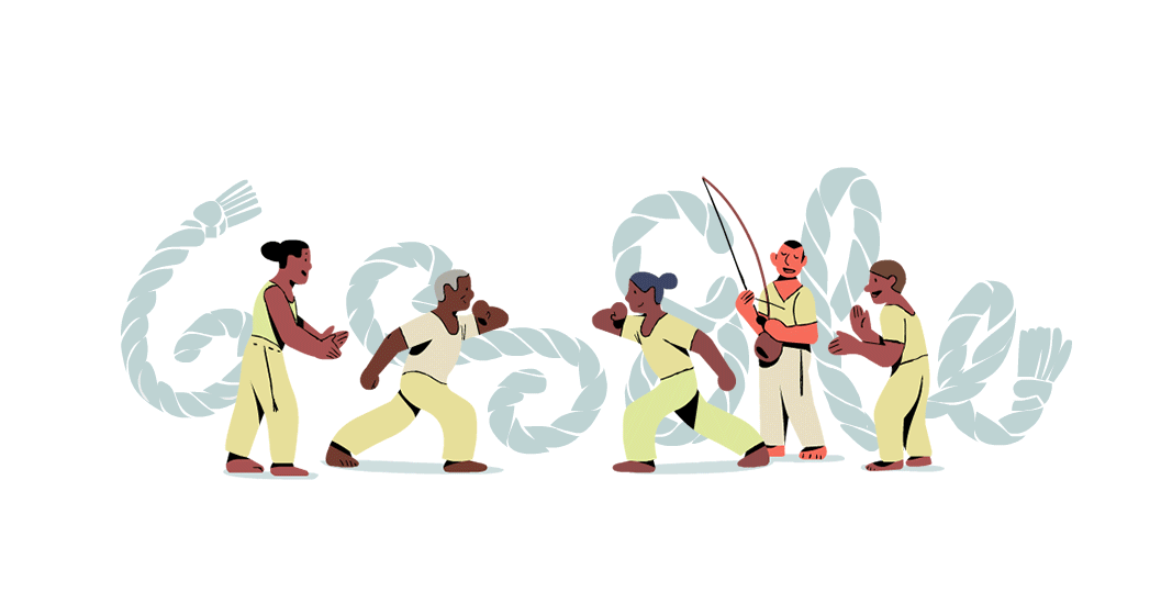 Página inicial do Google celebra o aniversário de Mestre Bimba