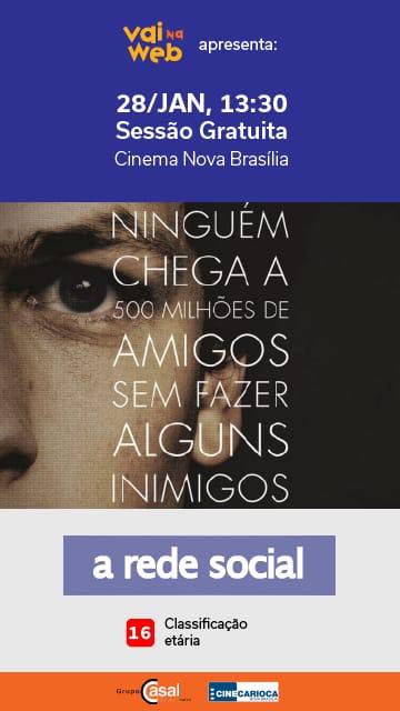 Sessão gratuita no cinema Nova Brasilia