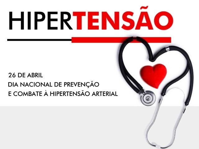 Dia Nacional de Combate a Hipertensão Arterial é celebrado em 26 de Abril