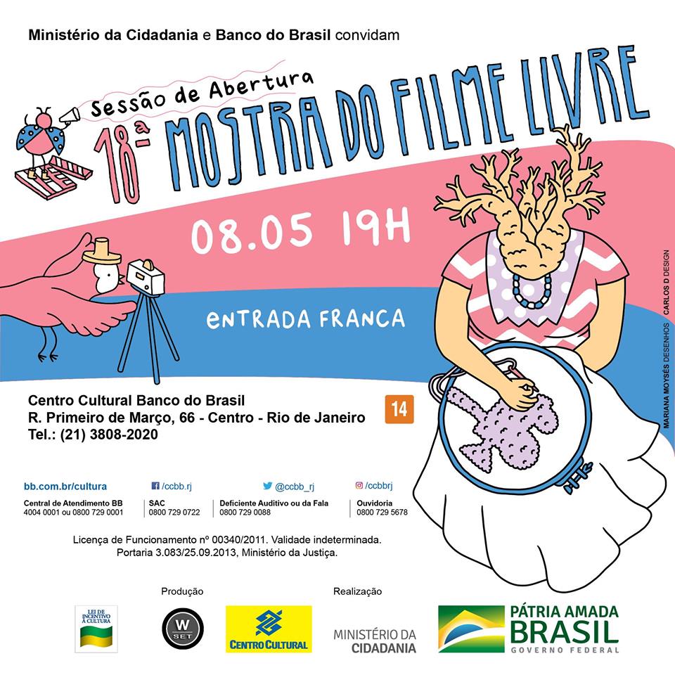 CCBB recebe a 18ª edição da mostra de filme livre