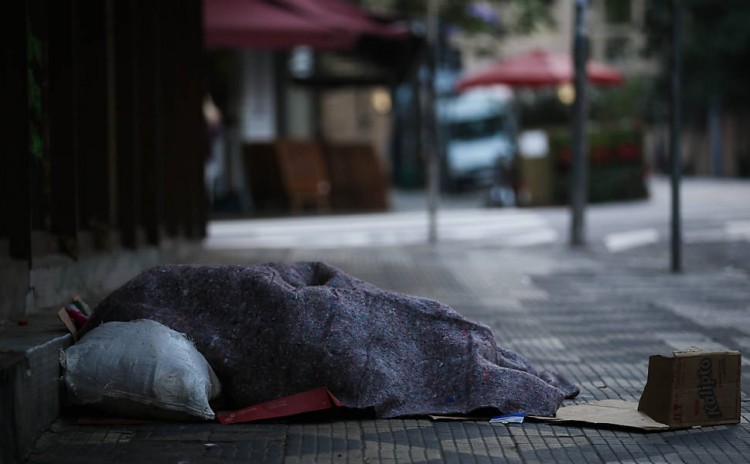 O inverno e os moradores de rua