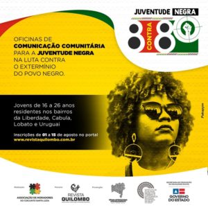 Atenção: Oficinas de comunicação comunitária para Juventude Negra