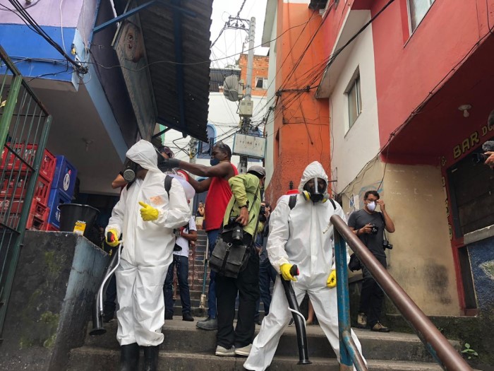 Santa Marta é exemplo de favela contra o vírus no Rio de Janeiro