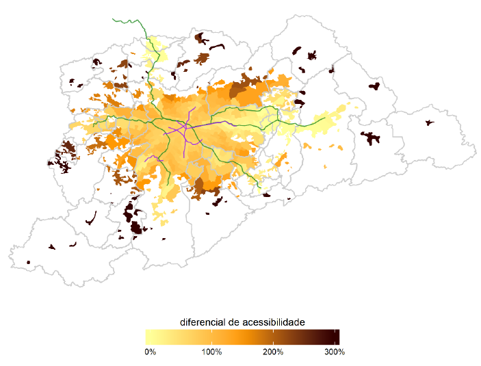 Distância da rede estrutural de transporte faz com que as pessoas utilizem aplicativos de transporte