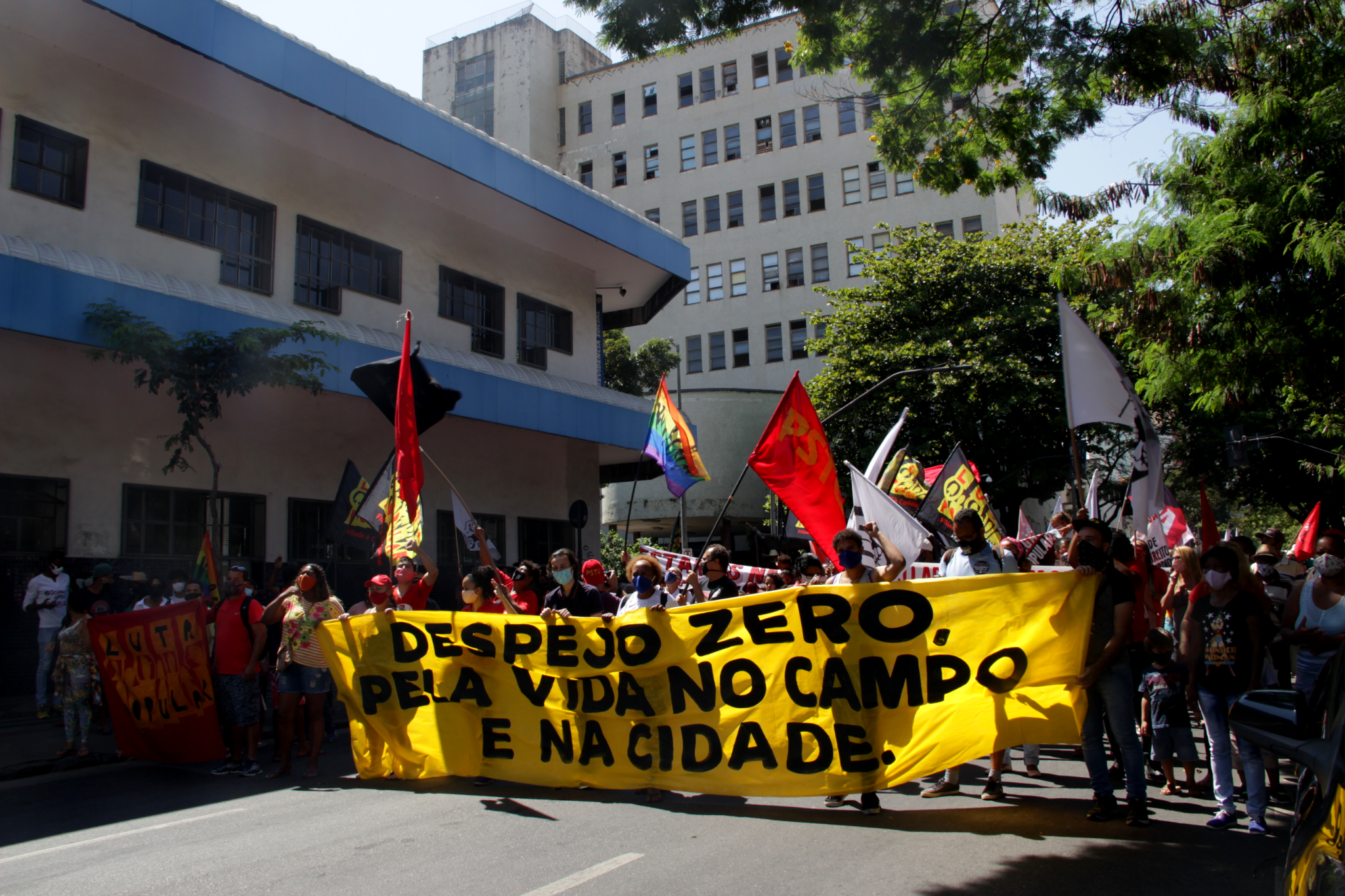 Despejo Zero durante a pandemia: moradores protestam em Belo Horizonte