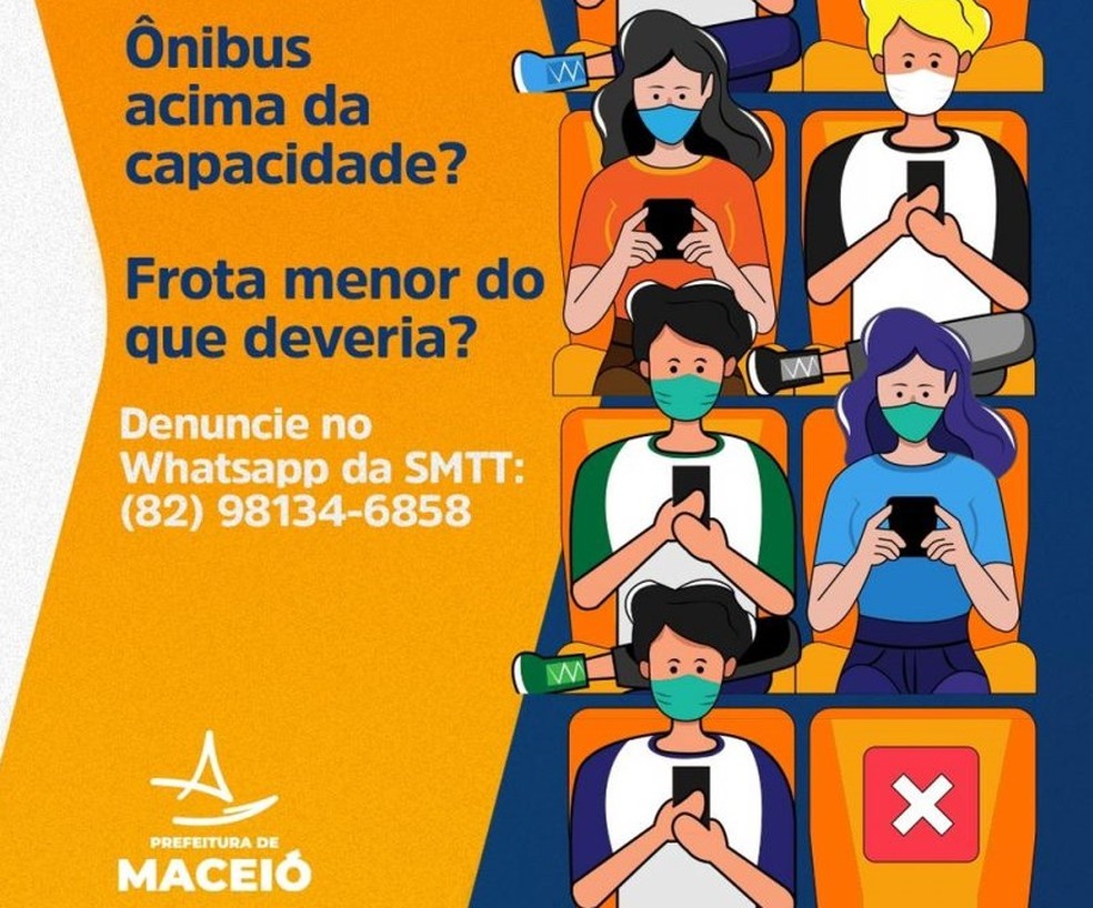 Maceió: usuários do transporte coletivo podem denunciar irregularidades via aplicativo