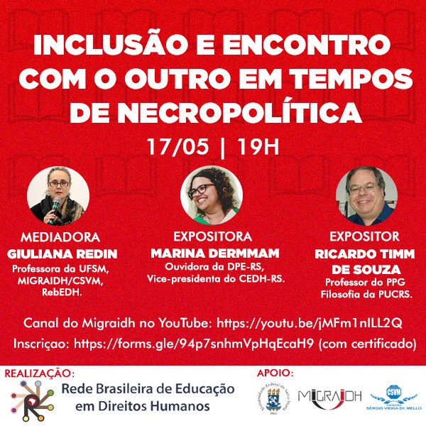 Insclusão e Econtro do Outro