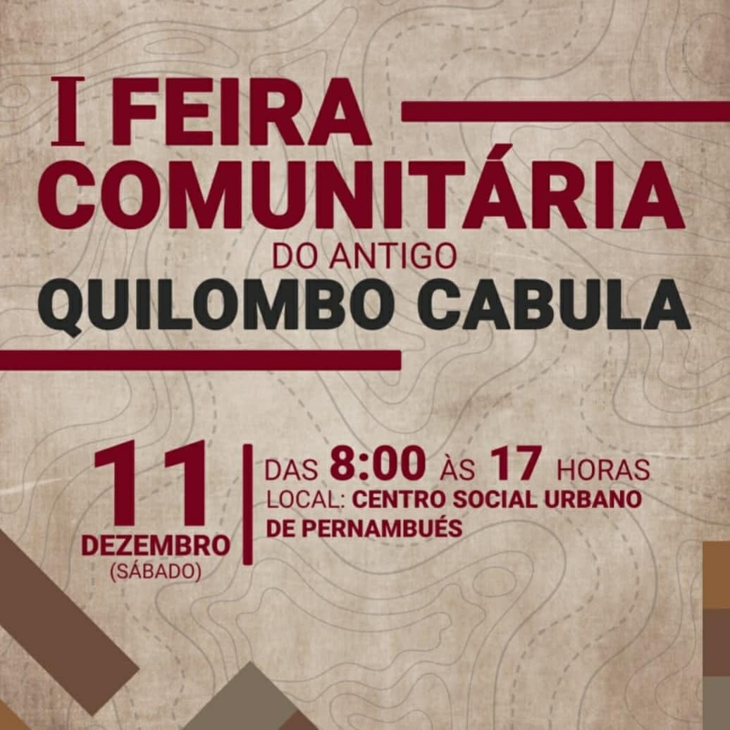 I Feira comunitária do Quilombo Cabula em Salvador