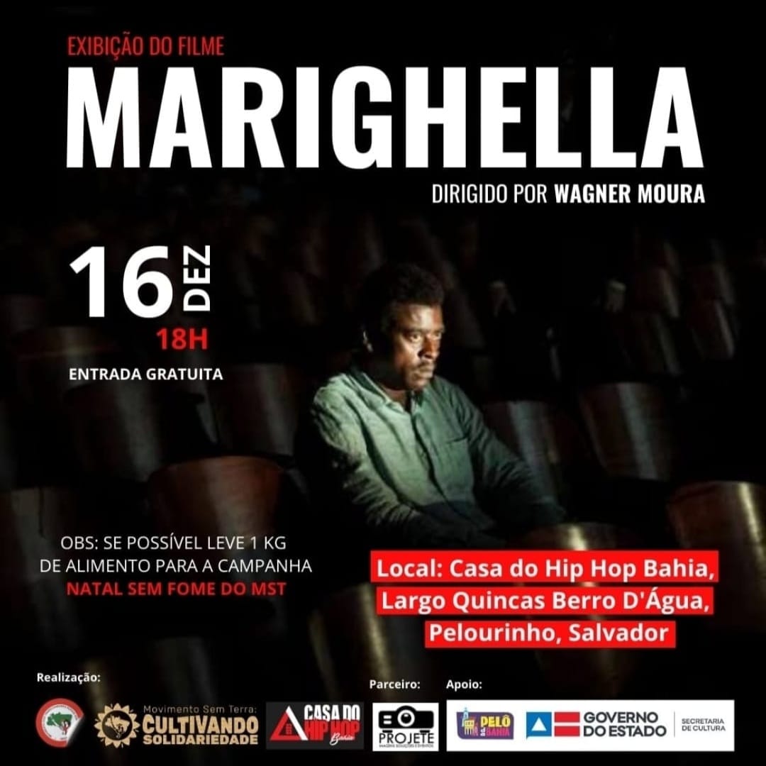 Casa do Hip Hop Bahia exibe filme Mariguella gratuitamente