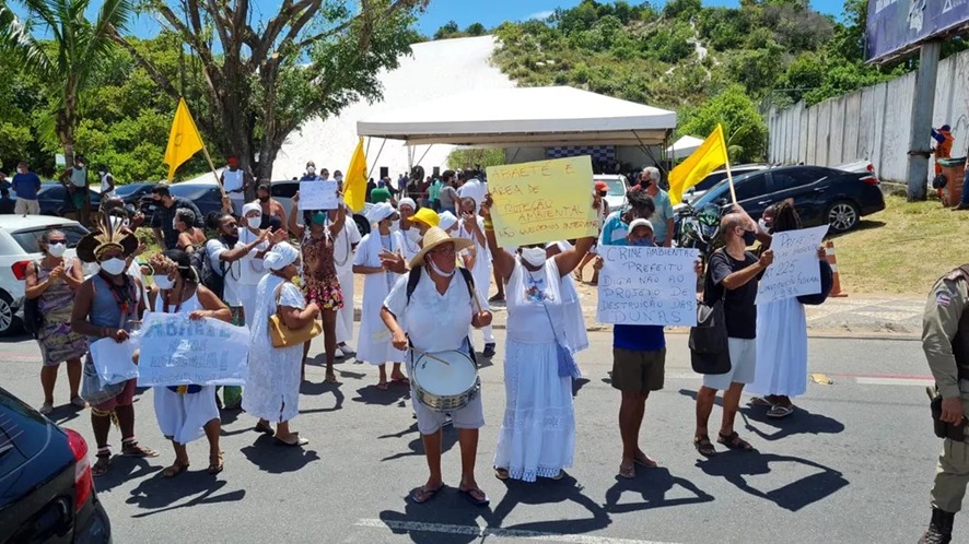 Salvador: Povo de Santo protesta contra projeto da prefeitura nas Dunas do Abaeté