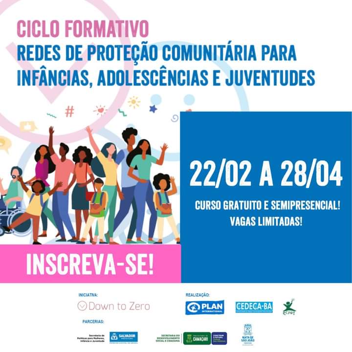 Ciclo Formativo: redes de proteção comunitária para infâncias, adolescências e juventude