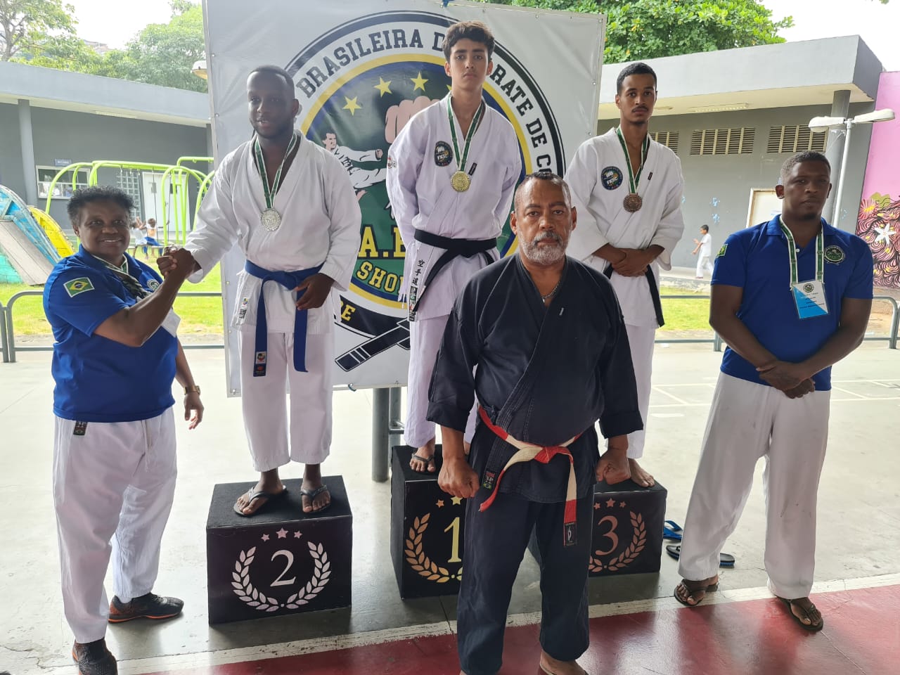 Primeira Copa de Karatê de Contato na Vila Olímpica da Fazenda Botafogo