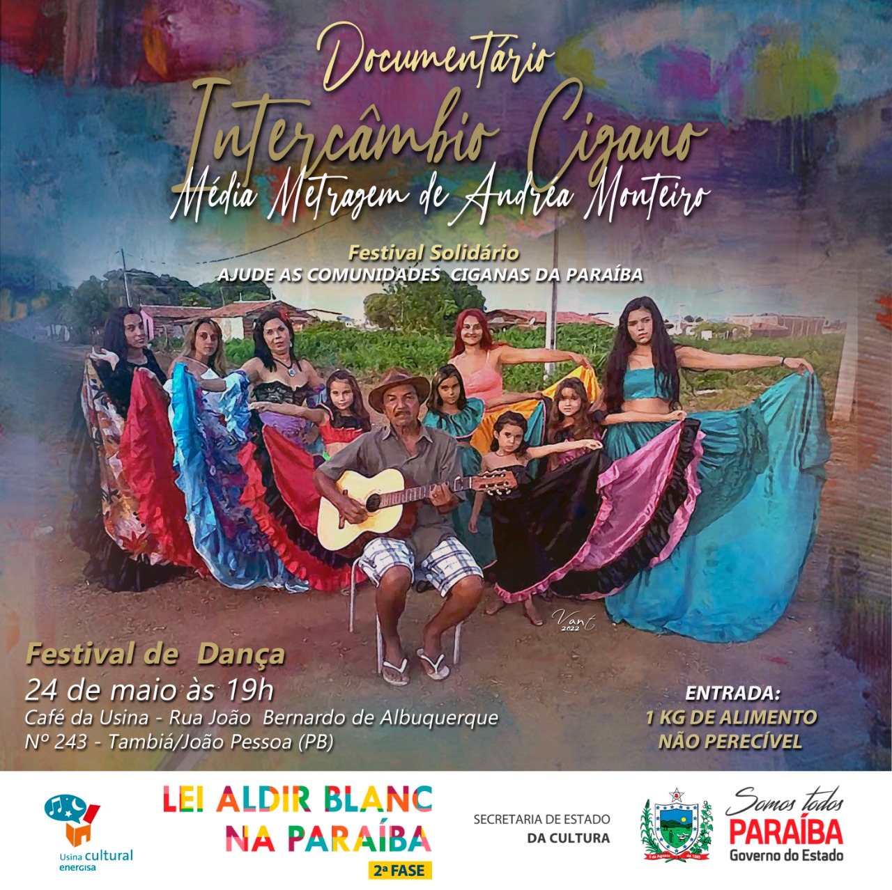 Festival de Dança Retorno’s voltou aos palcos ajudando comunidades ciganas da Paraíba