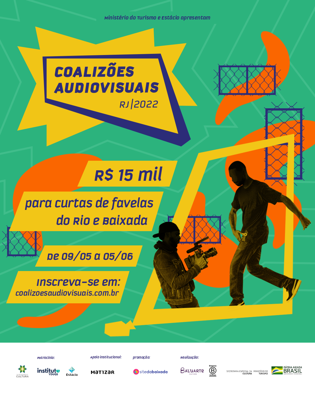 Coalizões Audiovisuais seleciona roteiristas e diretores da Baixada Fluminense e favelas do Rio de Janeiro