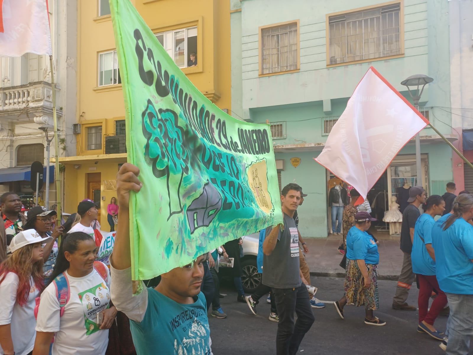 Marcha Pelo Despejo Zero em Curitiba.