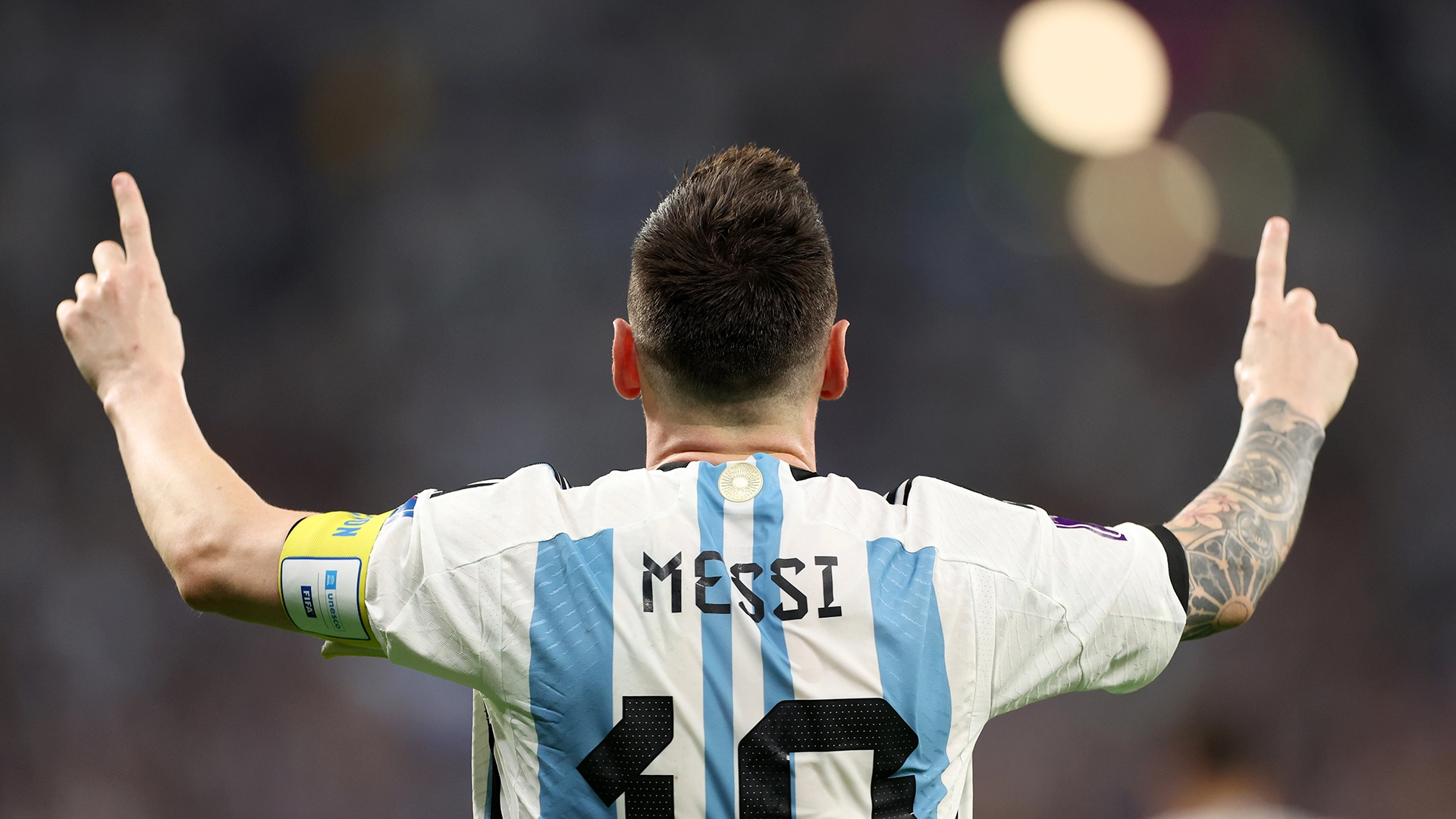 A taça do mundo é nossa, com Lionel Messi não há quem possa