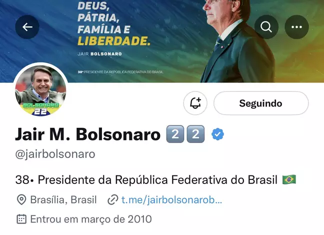 Ex-presidente é o 38º nas redes, sem passado e com futuro incerto