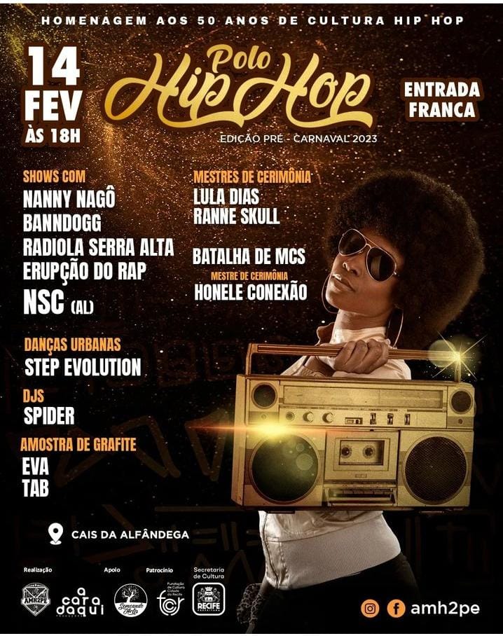 Polo Hip Hop em Recife celebra 20 anos com música e representatividade