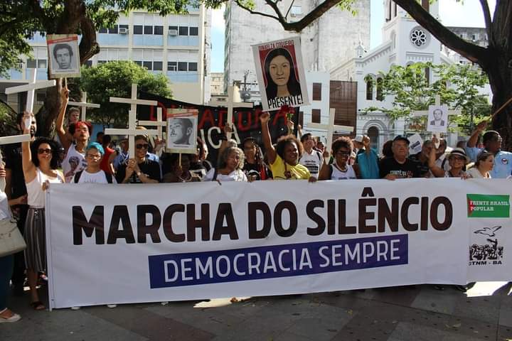 Tortura Nunca Mais: Marcha do Silêncio acontece na Praça da Piedade em Salvador