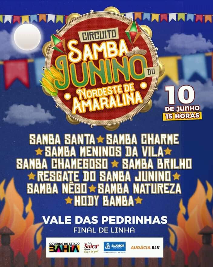 Grupos de Samba Junino se apresentam no território do Nordeste de Amaralina