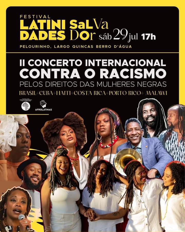 Festival Latinidades: Concerto Internacional contra o Racismo – Pelos Direitos das Mulheres Negras