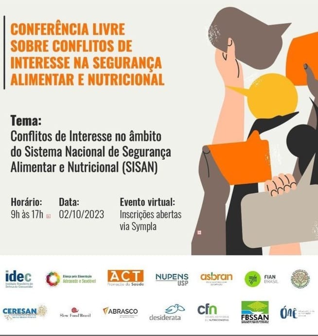 Conferência Livre sobre Conflitos de Interesse na Segurança Alimentar e Nutricional