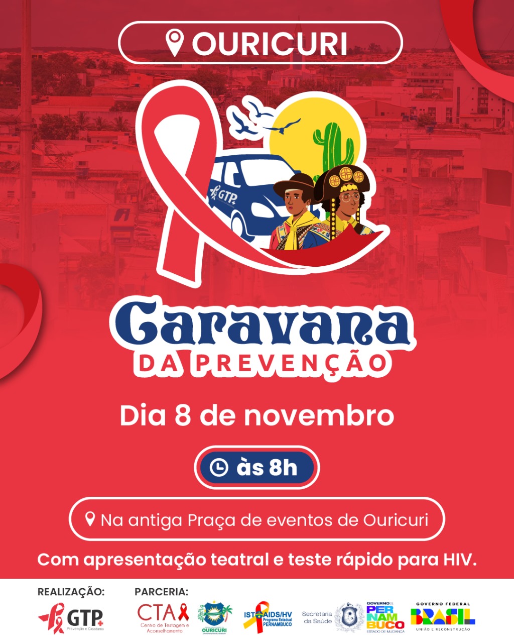 Caravana da Prevenção às ISTs e ao HIV, acontece no Sertão de Pernambuco