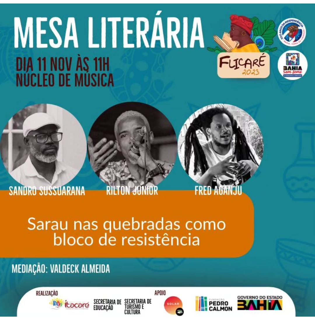 Festa Literária de Itacaré recebe poetas das quebradas