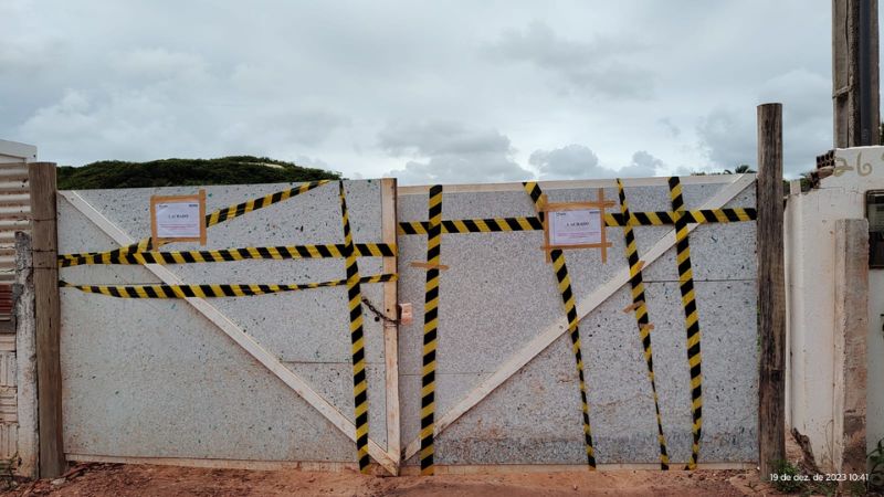 Obra polêmica na praia de Pipa, no Rio Grande do Norte, está paralisada