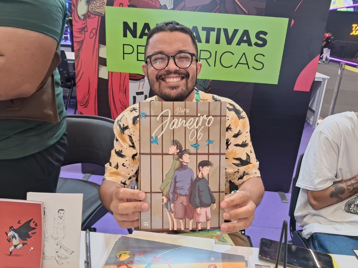 “Temos que mirar pra frente, sem esquecer de olhar pra trás”, diz quadrinista periférico na CCXP