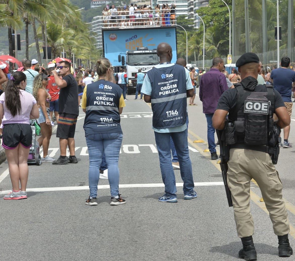3 mil agentes atuarão nos blocos de rua do Carnaval do RJ