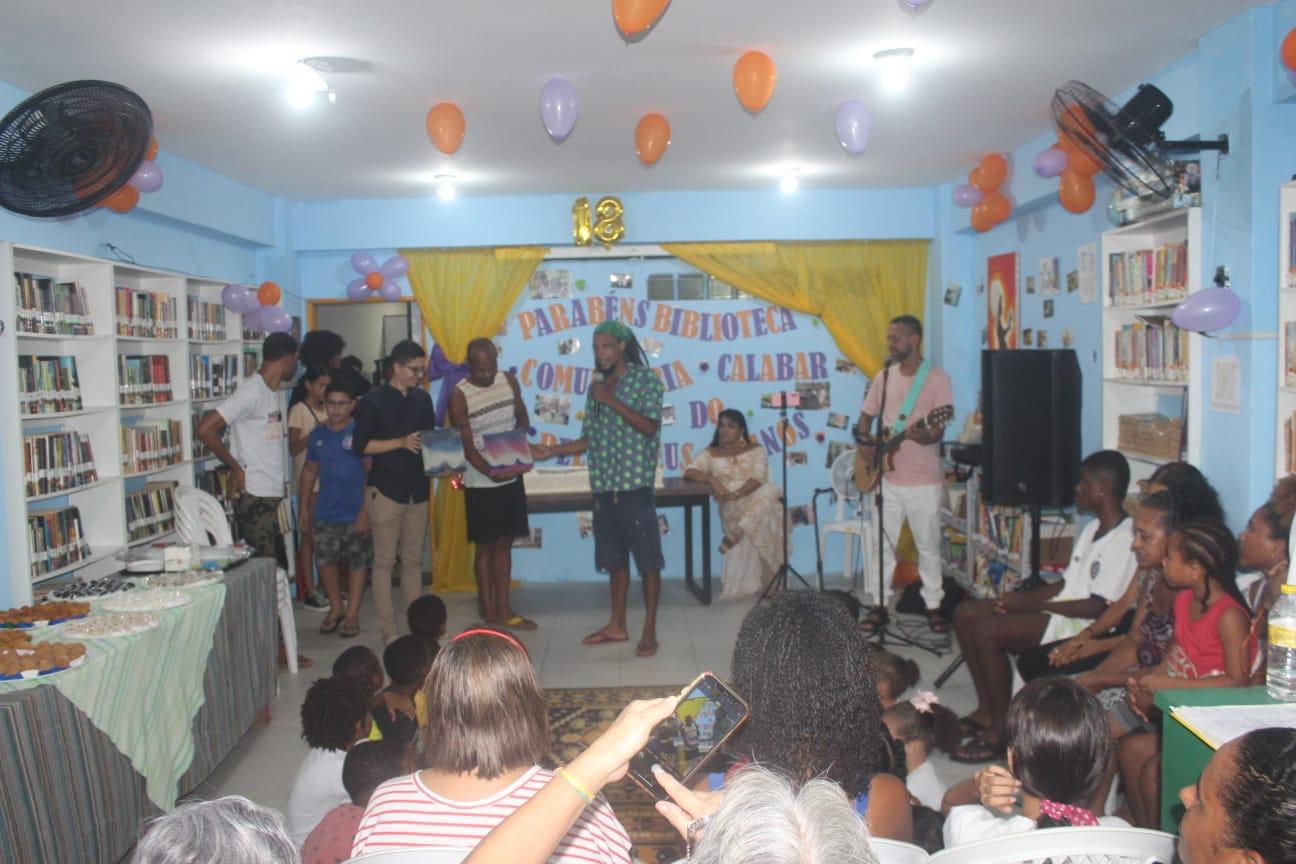 Biblioteca Comunitária do Calabar celebra 18 anos